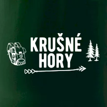 Krušné hory nápis