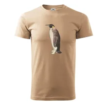 Tučňák kreslený vodovými barvami