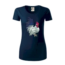 Kohout kreslený bílý