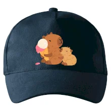 Kapybara se zmrzlinou