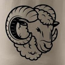 Bílá Hlava berana obrys