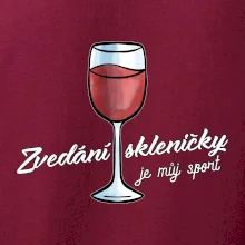 Zvedání skleničky je můj sport