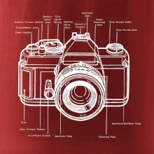 Nákres starý fotoaparát