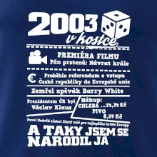 2003 v kostce
