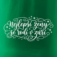 Nejlepší ženy se rodí v září - kaligrafie
