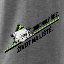 Dokonalý řez život na vodicí liště
