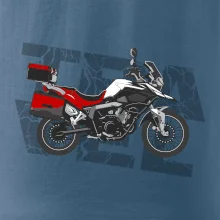 Cestovní enduro červená Cestovní enduro červená