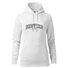 Párové mikiny - Besties (Rok a jména na rukávu)