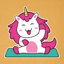 Yoga veselý jednorožec Yoga veselý jednorožec