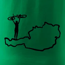 Cyklistka - Mapa Rakouska