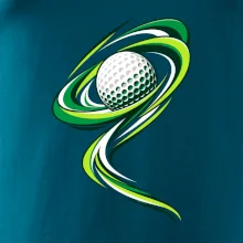 Golfový míček zelená dynamika