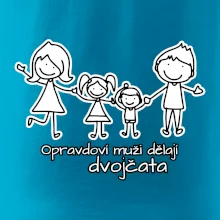 Opravdoví muži dělají dvojčata - holka kluk