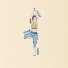 Calm yoga power (Radek Pilař ART)