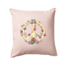 Peace symbol pískový