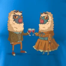 Alpaky s vínem pár