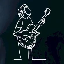 Kytarista jedním tahem