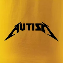 Autism rock nápis