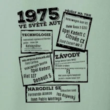 V kostce pro fanouška automobilismu 1975