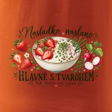 Nasladko naslano hlavně s tvarohem