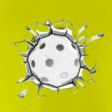 Florbal míč v triku