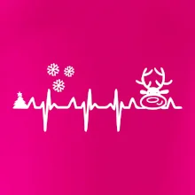 EKG Vánoce Vločky a sob