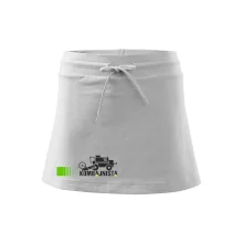 Kombajnista zelená a žlutá