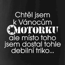 Chtěl jsem dostat motorku - Vánoce