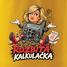 Alenka - rozbitá kalkulačka