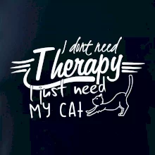 I dont need therapy - i need my cat