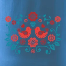 folklor - dva červení ptáčci