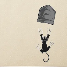 Kočka vypadla z kapsy