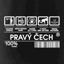 Čárový kód  - Pravý Čech