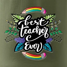 Barevné tužky best teacher ever