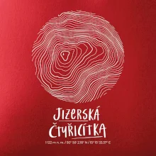 Jizerská čtyřicítka - vrstevnice v kruhu