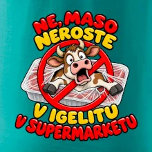 Maso neroste v igelitu v supermarketu