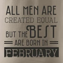 All men are created equal february All men are created equal february