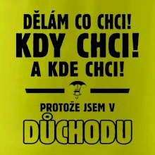 Dělám co chci, kdy chci důchod
