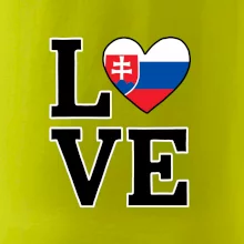 Love Slovenská vlajka