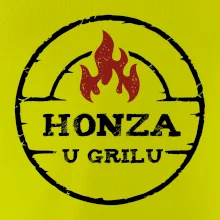 Vlastní jméno u grilu v kruhu Vlastní jméno u grilu v kruhu