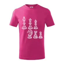 Šachové figurky kreslené