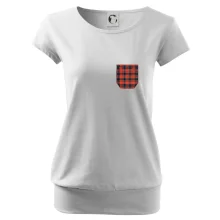 Flanelové triko červené