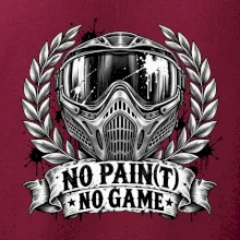 Motiv no paint no game s maskou
