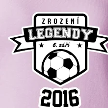 Zrození fotbalové legendy - tvůj den a rok narození