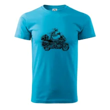 Cestovní motorka kostra