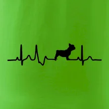 EKG Francouzský buldoček z boku