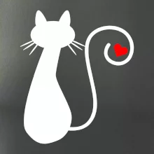 Zamilovaná kočka ocásek