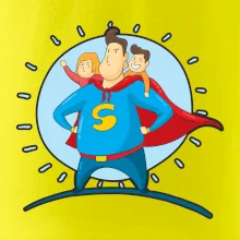 Táta superman - holka a kluk