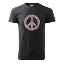Peace symbol lístečky