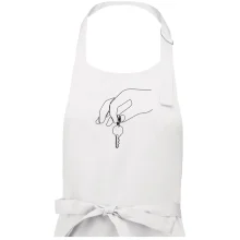 Klíče a ruka jedním tahem