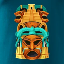 Mayové maska s pyramidou